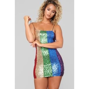 🌈 Fashion Nova Mini Dress!